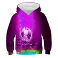 thumbnail image 3 of Sudadera con capucha con estampado 3D de fútbol para hombre, sudadera informal de manga larga, holgada, de gran tamaño, 3 of 5