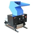 thumbnail image 2 of 8mm Screen Electric Plastic Shredder Grinder Granulator Plastic Crushing Machine Bottle Cans Chipper for Recycling Waste 220V 5.5KW Blue, 2 of 10