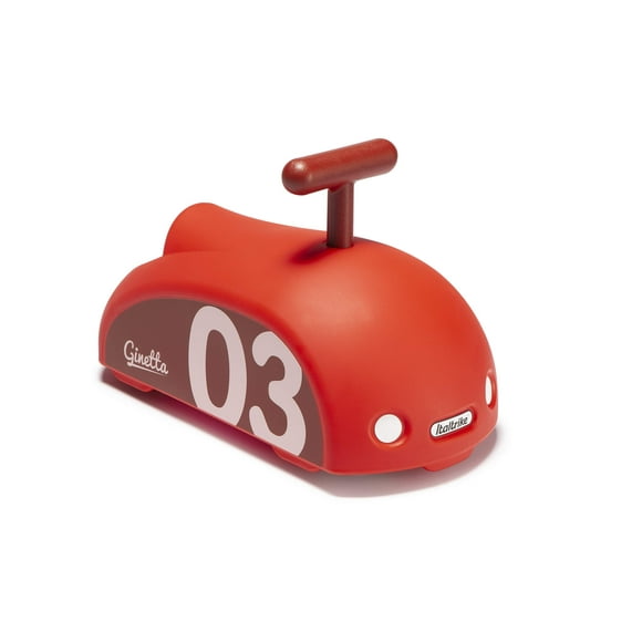 Italtrike Ginetta Ride on Toys for 1 Year Old and up is Modern Looking Toddler Scooter Perfect as a Indoor or Outdoor Push Foot to Floor Toddler Ride on Toy RED