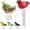 Red, variant on Soil Moisture Meter, Bird Shape Plant Water Tester Hygrometer Gardening Tool, Portable Watering Alarm Chirping Bird Plant Water Tester for Indoor Outdoor Plants Garden Decorations