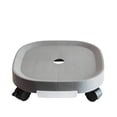 thumbnail image 1 of Pot Tray Portable Replacement Solid Color Rectangular Reusable Washable Heavy Duty Office Balcony Vase Holder with Brake Grey Size 3, 1 of 9