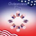 thumbnail image 5 of Kokovifyves 4th Of July Patriotic Press On Nails 24Pcs Classic Flag Style Short Fake Nails Holiday Party Nail Decor, 5 of 9