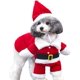 thumbnail image 4 of Paquete de transformación de mascotas de invierno Divertida ropa navideña tridimensional para perros Ropa para perros de Papá Noel Gato navideño se para en dos pies y se transforma en disfraces para m, 4 of 5