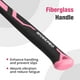 thumbnail image 5 of Cinta rosa Claw Hammer WORKPRO de 500 ml con mango de fibra de vidrio, 5 of 7