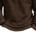 thumbnail image 5 of MELDVDIB Mens Sweaters Half-Zip Knit Lined Vintage Printed Oversized Fall Winter Long Sleeve Shirts Fashion Casual Pullover Tops, 5 of 6