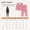 thumbnail image 4 of Naloa Hand Drawn Strawberry Pajamas for Women Set, Womens Pajama Sets, Lounge Sets for Women, 2pjs for Women-X-Large, 4 of 7