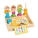 thumbnail image 4 of Rompecabezas de madera para vestir, educación infantil temprana, juego de juguetes con secuenciación de cuentas, color Sirena, 4 of 9