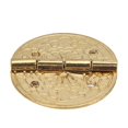 thumbnail image 4 of 10pcs Mini Antique Hinges Round Exquisite Retro Design Corrosion Resistance Brass Hinge for Wooden Box, 4 of 5
