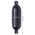 thumbnail image 3 of Flkoendmall 4 Black 5.5"x20" Ribbed Marine Boat Fenders Boat Bumper Dock Shield Protection, 3 of 14