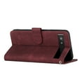 thumbnail image 4 of Nalacover Retro Wallet Case for Google Pixel 6A, Premium PU Leather Shockproof Case with Card Slots Holder Kickstand Magnetic Clasp Phone Cover Vintage Design Wrist Strap Flip Folio Case,Winered, 4 of 8