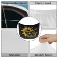 thumbnail image 6 of Uorisanigo Butterfly Sunflower Car Hood Cover Fashion Portable Car Bonnet Banner Soft Decoration Hood Wrap Suitable Most Automotive Pickup Sedans Trucks SUVs Car Accessories, 6 of 7