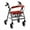 Red Rose, variant on Jiueut Red Rose Rollator Walker Seat and BackRest RollBar Covers Set for Seniors 2 Piece Rollator Walker Seat and BackRest Cover with Cats Assistive Vehicle Cover