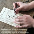 thumbnail image 6 of 10x Magnifier Pendant Necklace - Multifunctional Daily Wear Jewelry, Practical for Reading Small Text, Ideal Gift for Mother’s Day & Birthdays(Orange+Red+Blu), 6 of 7