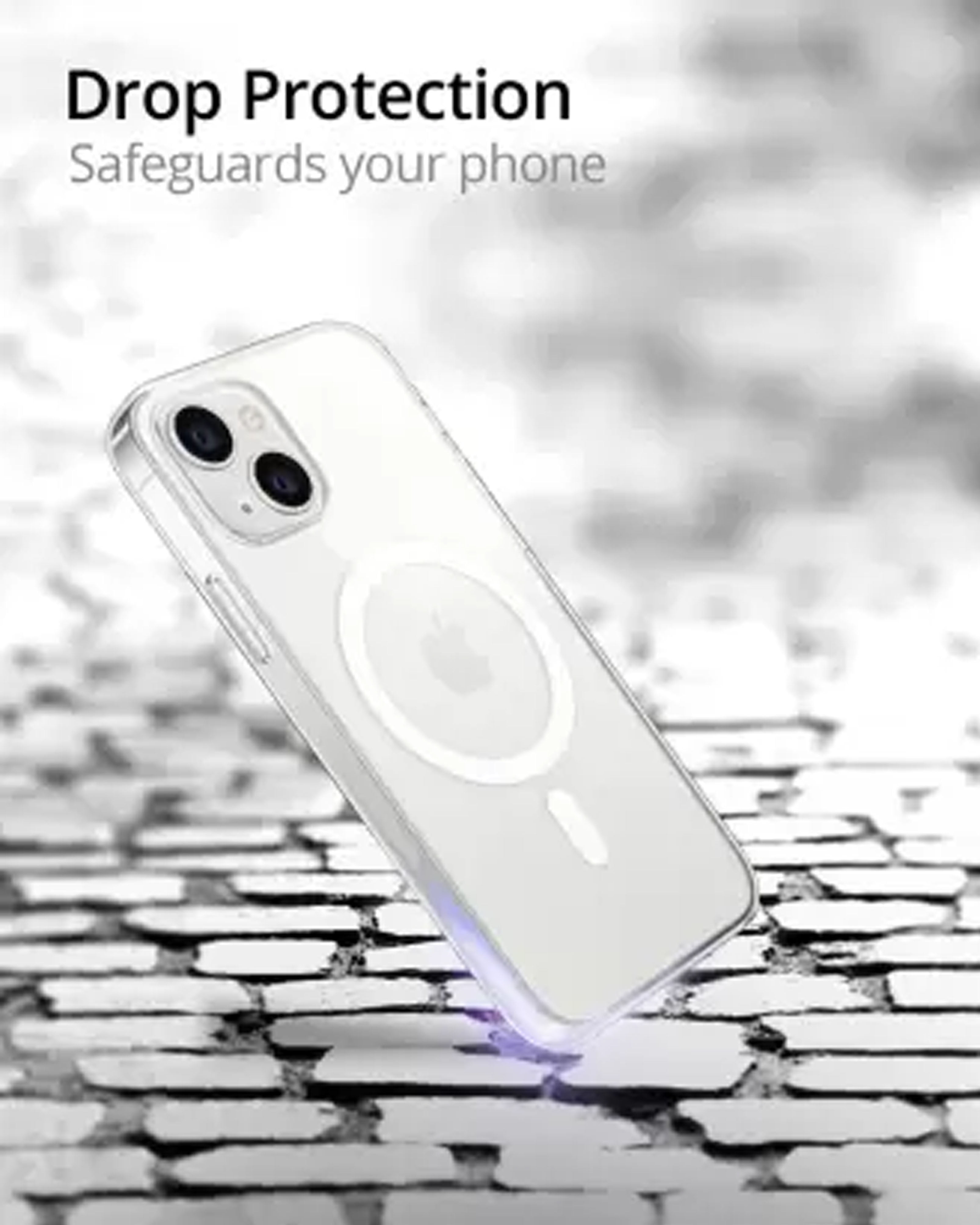 Magnetic Clear Phone Case-MagSafe Soft Cover for Apple iPhone 13 Mini