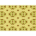 thumbnail image 1 of Ahgly Company Indoor Rectangle Patterned Orange Gold Area Rugs, 6' x 9', 1 of 6