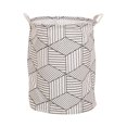 thumbnail image 1 of Collapsible Canvas Laundry Hamper Basket - Foldable Storage Bin for Toys, Blankets & Home Organization, 1 of 6
