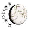 thumbnail image 4 of Gaeub Hand Drawn Goose 14-17in Tire Cover, Spare Tire Cover, for Camper Caravan, Trailer, Car, Truck, SUV, Jeep-17 inch, 4 of 6