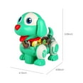 thumbnail image 3 of Tumbler Puppy Dog Toy With Wheels & LED Lights, Singing Dancing Pet Robot For Kids, Cute Interactive Electronic Animal Toy For Birthday Gifts, 3 of 6
