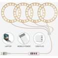 thumbnail image 4 of Brillar Luz de crecimiento de anillo de ángel, luz de anillo de crecimiento de plantas con enchufe USB, lámpara de crecimiento de plantas de interior - Promueve el crecimiento de las plantas, 4 of 5