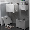 thumbnail image 3 of SHAR Foldable Wall-Mounted Laundry Basket Storage Solution, 3 of 5