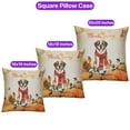 thumbnail image 3 of Happy Thanksgiving Saint Bernard with Turkey Pumpkins Autumn Vibes Pillowcase Double Sided St Dog Lover Pillow Case Covers - 12018, 3 of 3