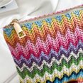 thumbnail image 1 of Bolsa tipo sobre para mujer, colorido Bolsa de mano de playa tejido a mano para ir de compras (estilo 6) Likrtyny  Para Estrenar, 1 of 9