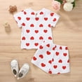 thumbnail image 6 of Sngxgn Toddler Girl Clothes,Girls Outfits Long Sleeve Puff Sleeve Tops Pant Toddler Girl Outfits Clothing Sets(Red,90), 6 of 6