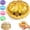 Golden, variant on Sugar Glitter Dumpling Squishy,Viral Bao Bun Squishy Dumling Mystery Box,Stress Relief Fidget Squeeze Toys for Holiday & Birthday Gifts (Pink)