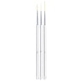 thumbnail image 2 of 3 Single-Ended Liner Brushes - Thin Rod Nail Art Liner Pen Set, 3Pcs Single Head Transparent Rod Drawing Brushes, Nail Pen Easter Mother'S Day Acrylic Nail Art, 2 of 9
