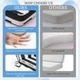 thumbnail image 2 of Conjunto de 2 Cojines para Tumbona Exterior Iheqard en Negro y Blanco, 2 of 7
