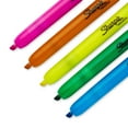 thumbnail image 3 of Sharpie Retractable Highlighters, Chisel Tip, Assorted Colors, 5 Count, 3 of 9