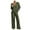 Army Green, variant on COMVALUE 2 Piece Sweater Sets For Women Dressy V Neck Long Sleeve Knit Sweater Wide Leg Pants Sweatsuit Fall Lounge Wear (Army Green, XXL)