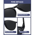 thumbnail image 4 of Gafas de sol WOWSUN Retro 2024 redondas polarizadas UV400 para mujer, 4 of 6