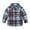 Blue Gray, variant on Esaierr Kids Little Boys Girls Plaid Shirt Baby Long Sleeve Button Cotton Shirt Spring Fall Clothing 1T-6T