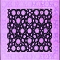 thumbnail image 1 of Ahgly Company Indoor Square Oriental Purple Traditional Area Rugs, 3' Square, 1 of 4