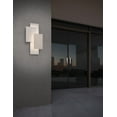 thumbnail image 2 of Sonneman 7110-Wl Offset Panels 20-3/4" Tall Integrated Led Outdoor Wall Sconce - Grey, 2 of 3