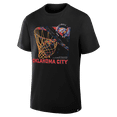 thumbnail image 2 of Men's Oklahoma City Thunder Black Chase Chrome T-Shirt, 2 of 3