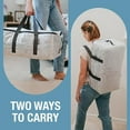 thumbnail image 6 of CleverMade 2pk Storage Duffel - 41L - Ocean (2PK), 6 of 6