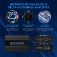 thumbnail image 3 of Hifonics Zeus Delta 1,350 Watt 4 Channel Mobile Car Amplifier, ZD-1350.4D, 3 of 10