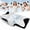 Black, variant on Ergonomic Contour Pillow, Breathable Grid Surface Bed Pillow with Multi-Zone Shape