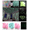 Blue&Pink, variant on 100pcs Glow in The Dark Luminous Stars Fluorescent Noctilucent Plastic Wall Stickers Murals Decals for Home Art Decor Nursery Ceiling Wall Decorate Kids Babys Bedroom Room