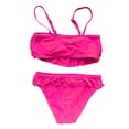 thumbnail image 3 of CCRFTGI Swimsuit for Kids Girls Toddler 4-5 Summer Sleeveless 2 Piece Cute Tankini Beach Swimwear Swimsuits Swimming Toddler Girl Swimsuit Girls Bathing Suit Hot Pink 4-5 Years, 3 of 3