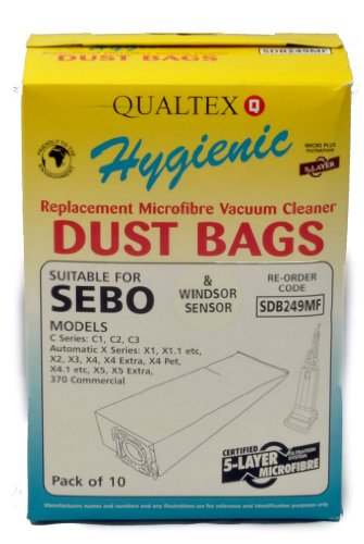 Service Kit For Sebo Vacuum Cleaner 5 Dust hoover Bags Filters x1 x4 extra x5