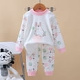 thumbnail image 2 of Caqnni Toddler Baby Boy Fall Winter Clothes Little Boy Outfit Letter Long Sleeve Sweatshirts and Jogger Pants Set Fall Winter Set for 0 6 12 18 24 M 1t 2t 3t 4t 5t 6t,3-4 Years,Pink, 2 of 7