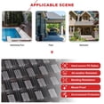 thumbnail image 3 of 2PCS Outdoor Patio Furniture Set, PE Wicker Rattan Sectional Sofa Patio Conversation Sets with Tempered Glass Table, Grey, 3 of 9