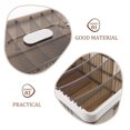 thumbnail image 4 of Caja plegable para pantalones con 7 ranuras y divisores desmontables, caja organizadora de ropa, 4 of 7