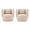 Wheat, variant on Manhattan Comfort Siri Accent Chair with Solid Wood Frame in Wheat - Set of 2