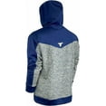 thumbnail image 5 of Icon Sports Club America Full Zip Hoodie, Gray/Blue, 100% Polyester, YS-XXL, 5 of 5