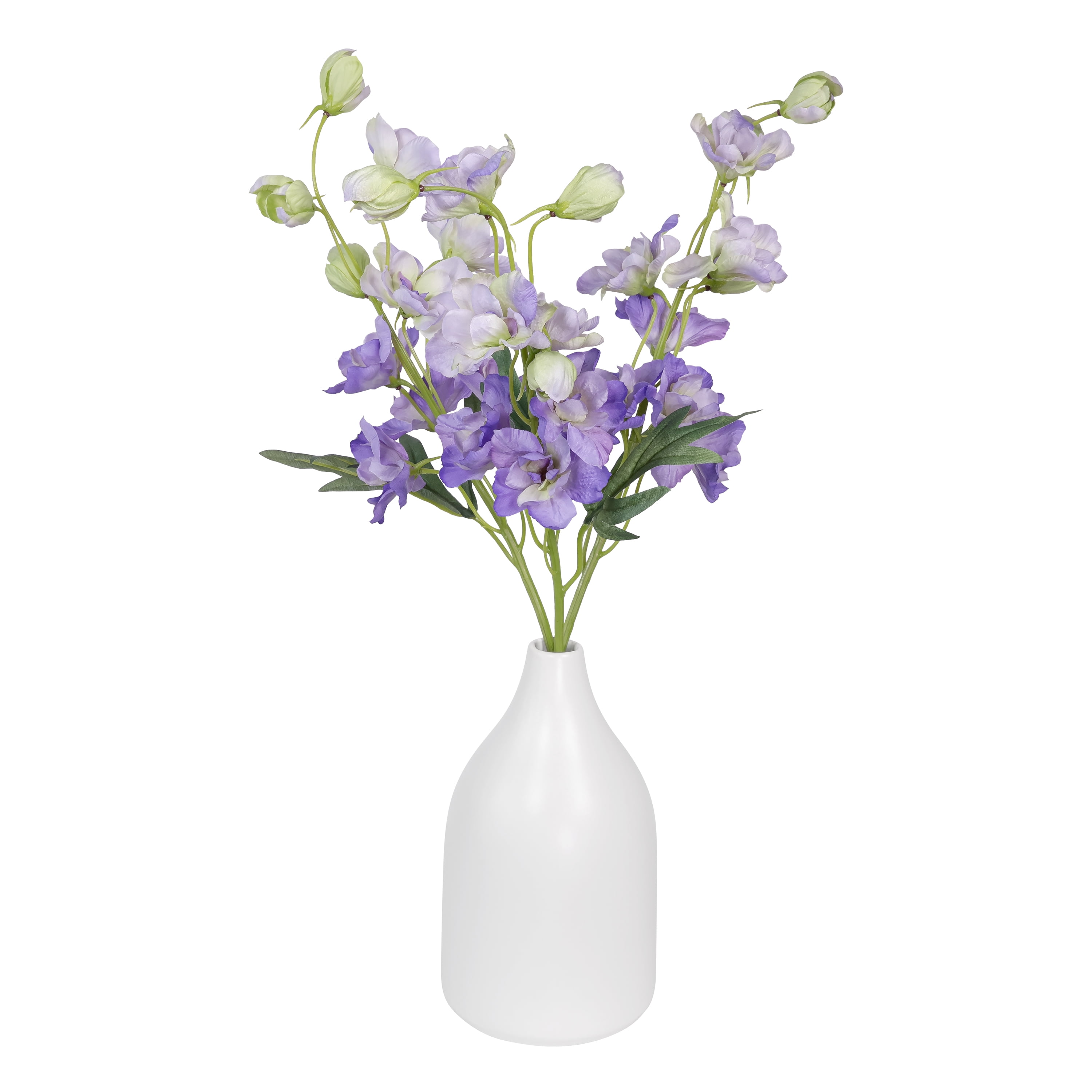 Mainstays 19" Artificial Silk Purple Delphinium Short Stem