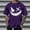 Purple, variant on Short Sleeve Oversized Tshirts for Men Purple Graphic T-Shirt Pullover Anime Crew Neck Men's Shirts,M